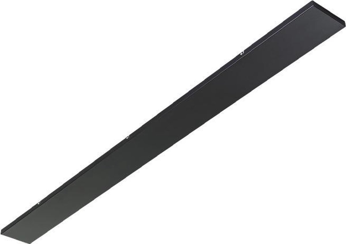 ETH plafondbalk voor meerdere lampen - 180cm - zwart staal