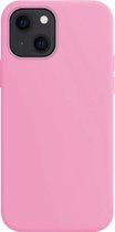 iPhone 13 Mini Hoesje Siliconen Licht Roze - iPhone 13 Mini Hoesje Licht Roze Case - iPhone 13 Mini Licht Roze Silicone Hoesje