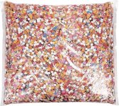 Gekleurde confetti 300 gram - Feestversiering/decoratie