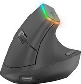 Speedlink FIN Illuminated Rechargeable Vertical Ergonomic Wireless Mouse - Black