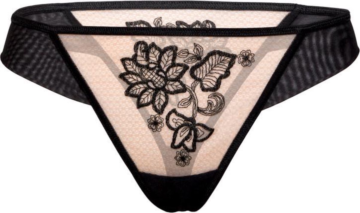 Roza- Mehendi- string-zwart S