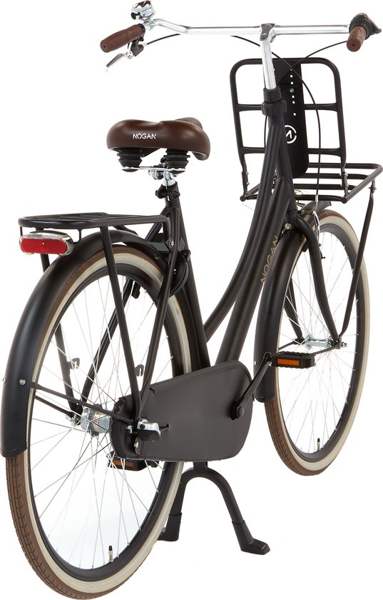 Nogan Vintage N3 - Transportfiets - Damesfiets - 28 inch / 57 cm - 3  versnellingen - Zwart | bol.com