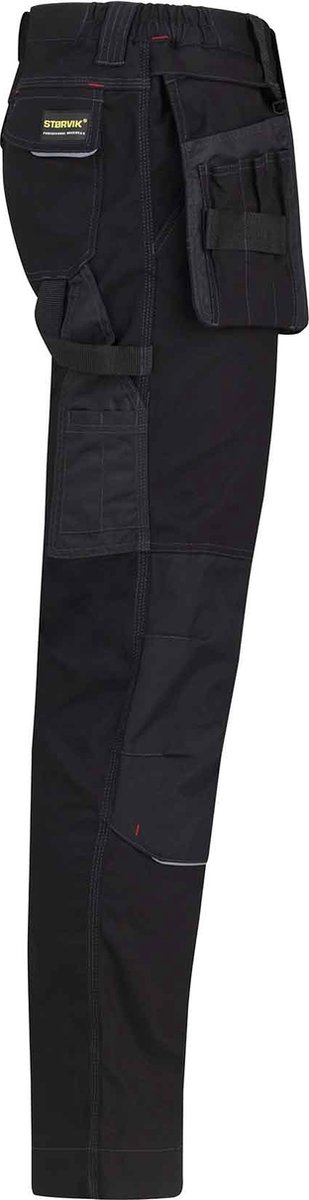 STØRVIK Pantalon de Travail Stretch Homme Noir - Taille XS - TIM