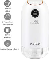 Bol.com Luchtbevochtiger Mint Cream DDS - Humidifier met Digitale Display aanbieding