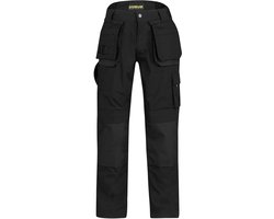 STØRVIK David Werkbroek Heren - Verstevigde Kniestukken - Maat 2XL - Zwart