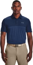 Men's UA Vanish Seamless Blocked Polo - BLU Size : MD