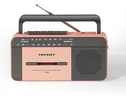 Crosley CT102A - Cassettespeler - Rosé goud & Grijs