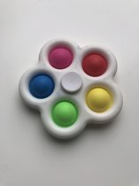 Hoogwaardige Mini Fidget Simple Dimple Spinner - Tik Tok - Wit - Pop it - Fidget Toys