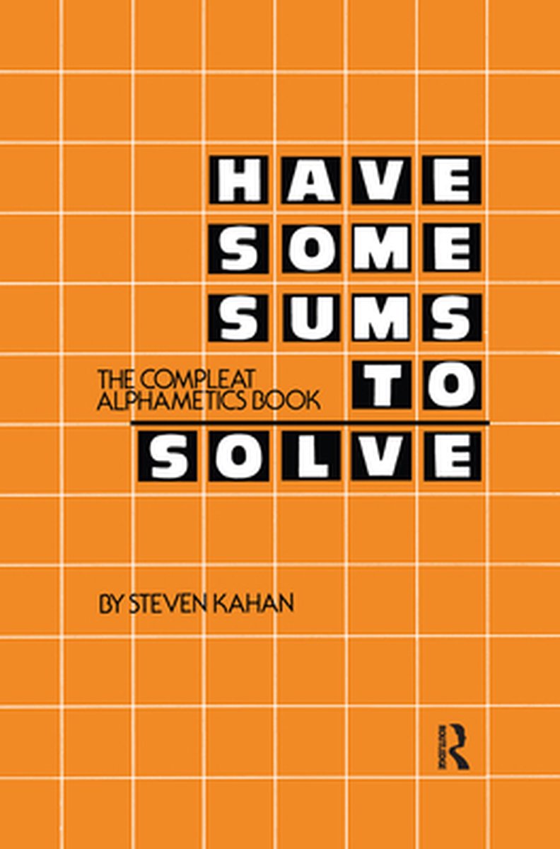 Have Some Sums to Solve