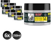 Taft Power Haargel Pot Super Glue – Voordeelverpakking 6 Stuks