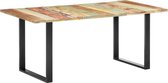 Eettafel 180x90x76 cm massief gerecycled hout