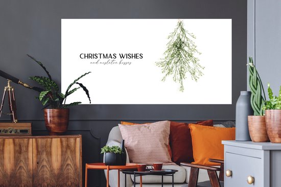 Stickers muraux - Film autocollant - Noël - Décoration - Sapin de Noël - 160x80 cm - Film adhésif - Stickers muraux Chambre d'enfant - Papier peint autocollant - Papier peint autocollant - Film autocollant