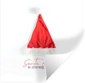 Stickers muraux - Film autocollant - Hiver - Bonnet de Père Noël - Citation - 80x80 cm - Film adhésif - Stickers muraux chambre enfant - Papier peint autocollant - Papier peint autocollant - Film autocollant