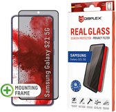 Displex Gehard Glas Ultra-Clear Screenprotector voor Samsung Galaxy S21 - Zwart