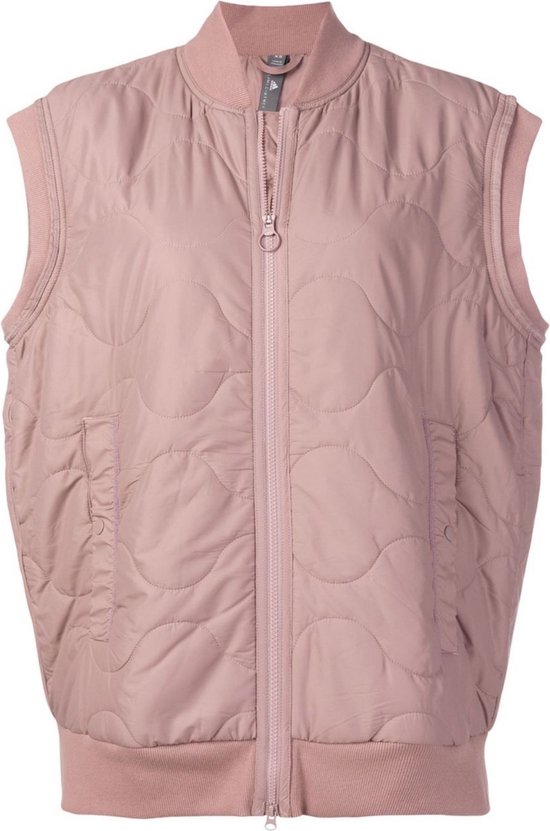 adidas Performance SMcC Yoga Quilted Shell Bomber Vrouwen roos S.