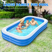 Opblaasbare zwembaden-Zwembad Grote Zwembaden voor Familie Volwassen Kid-2.9M -3 Layer