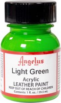 Angelus Leather Acrylic Paint - textielverf voor leren stoffen - acrylbasis - Light Green - 29,5ml
