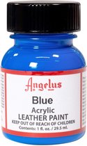 Angelus Leather Acrylic Paint - textielverf voor leren stoffen - acrylbasis - Blue - 29,5ml