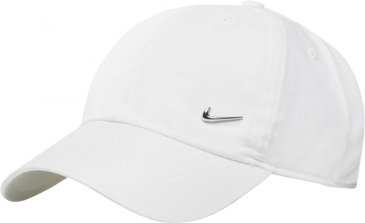 Smelten Londen naam Nike Sportswear Dri-FIT H86 Metal Swoosh Sportcap - White/(Metallic Silver)  | bol.com