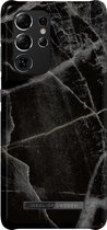 Ideal of Sweden Fashion Case Samsung Galaxy S21 Ultra Black Thunder Marble