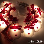 Kerst Lampjes Slinger Sneeuwpopjes (10 lampjes/1,5 meter)