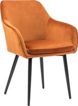 Liv's Harholma Fauteuil - Modern - Koraal - Metaal - 61 cm x 60 cm x 85 cm