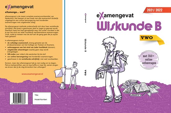 eXamengevat Wiskunde B VWO 2022-2023 (examenstofbundel en toegang