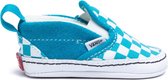 Vans Slip-On V Crib Checkerboard Caribean Blue White Maat 17