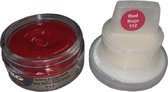 TRG - schoencrème met bijenwas - rood - met bijhorende spons - 50 ml