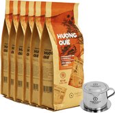 Vietnamese Koffie set with Koffiefilter - Gemalen Koffie - Coffee Filter - 6 x 500 gram - 1 x 100ml