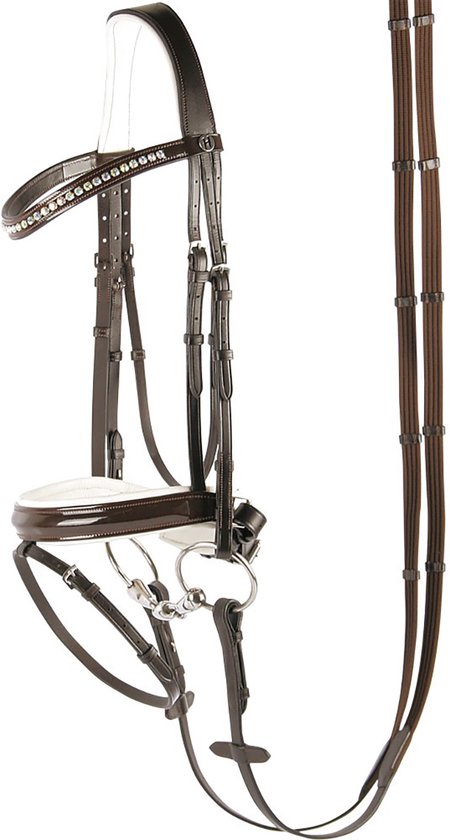 Harry's Horse Hoofdstel Chique Bruin - paard Harry's Horse Hoofdstel Chique Bruin - paard