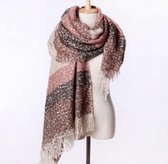 Sjaal Vintage - Roze Multi