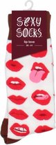 Sexy Sokken - Lip Love - Cadeautips - Fun & Erotische Gadgets