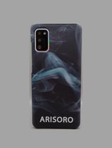 Arisoro Samsung Galaxy A41 hoesje - Backcover - Grey Smoke