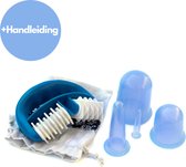 Cupping Set - Cupping - Cellulite Cups - Cupping Set Massage - GRATIS Massageroller - Met E-Book