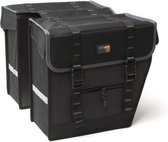 New Looxs Superior Maxi Dubbele Fietstas - 42 liter – zwart