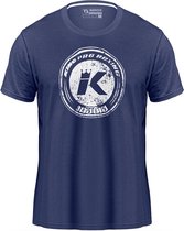 King Pro Boxing KPB Vintage Logo T-shirt Blauw maat L