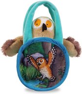 Aurora Knuffeluil In Tas 18 Cm Blauw