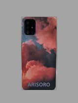 Arisoro Samsung Galaxy A51 hoesje - Backcover - Orange Smoke