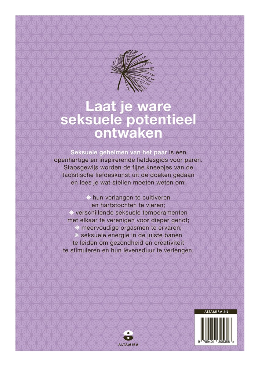 Seksuele geheimen van het paar - back cover
