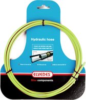 Hydraulische leiding Elvedes met PTFE voering en kevlar protectie - groen (3 meter op kaart)