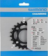 Kettingblad Shimano FC-MT500 / FC-M523 10 speed - 22 tands (AN) - zwart