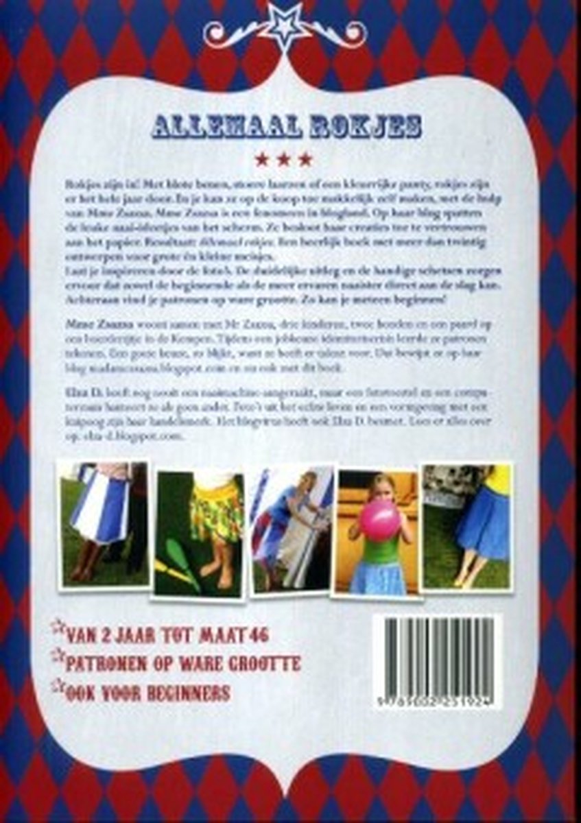 Allemaal rokjes - back cover