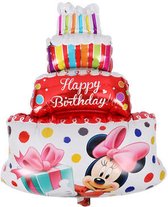 Ballon d'hélium d'aluminium d'anniversaire, gâteau Happy anniversaire, ballon de Happy anniversaire .. Ballon Mickey Disney , Ballon cm