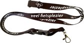 keycord Veel Fietsplezier 90 cm zwart