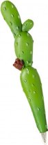 Balpen cactus groen bloem 16 cm