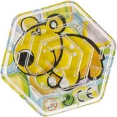 behendigheidsspel doolhof beer junior 6 cm geel