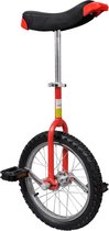 Everest Eenwieler verstelbaar 16 inch rood