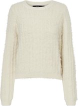 Vero Moda Trui Vmlapoilu Ls O-neck Blouse Boo Rep 10253129 Birch Dames Maat - M