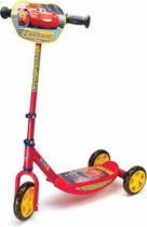 kinderstep Disney Cars junior 3-wiel aluminium rood